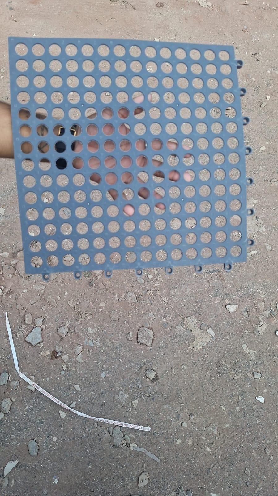 Bathroom Anti Slip Tile Mat (Pack of 4)